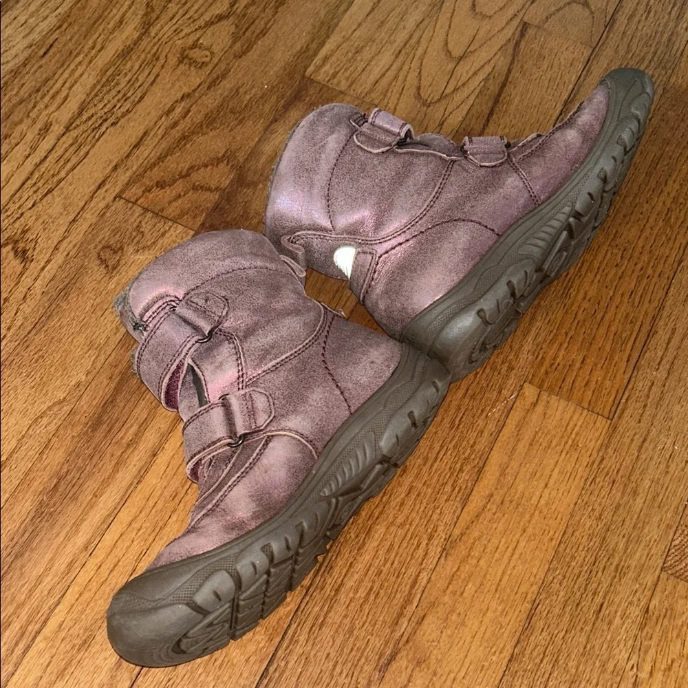 Froddo Kids Boots Tex Pink Gold Wool Zuru Tex Winter Barefoot size 34 or 2